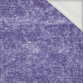 PRZECIERANY JEANS (Very Peri) - dresówka pętelkowa