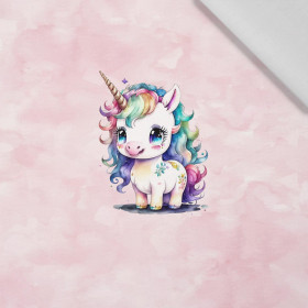 CUTE UNICORN WZ. 1 - PANEL (60cm x 50cm) tkanina bawełniana