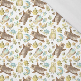 LEŚNY MIX (LEŚNE ZWIERZĘTA) - single jersey z elastanem 