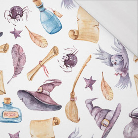 MAGICZNY ŚWIAT wz. 3 (MAGICZNA SZKOŁA) - single jersey z elastanem 