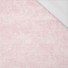 PRZECIERANY JEANS (blady róż) - single jersey z elastanem 
