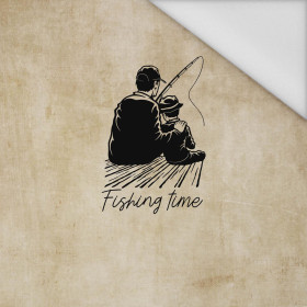 FISHING TIME WZ. 2 - PANEL (75cm x 80cm) tkanina wodoodporna