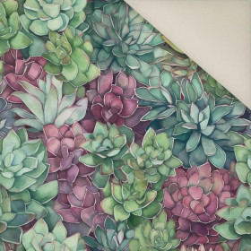 SUCCULENT PLANTS WZ. 3- Welur tapicerski