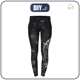 THERMO LEGGINSY DAMSKIE (GRETA) - WILK POLARNY - zestaw do uszycia