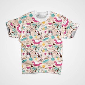 SUMMER CATS wz. 2 - single jersey z elastanem 