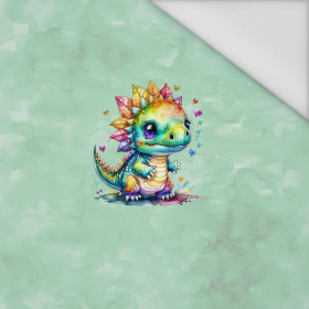 CUTE DINO WZ. 1 - PANEL (60cm x 50cm) tkanina wodoodporna