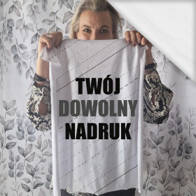 PANEL (60cm x 50cm) - Z WŁASNYM NADRUKIEM - single jersey z elastanem ITY