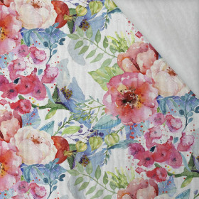 DZIKA RÓŻA WZ. 3 (NA ŁĄCE) - Muślin bawełniany