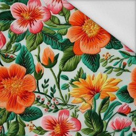 FLOWERS 3D WZ. 3 - tkanina wodoodporna