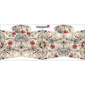 TORBA SHOPPER - FLOWERS WZ.16 - zestaw do uszycia