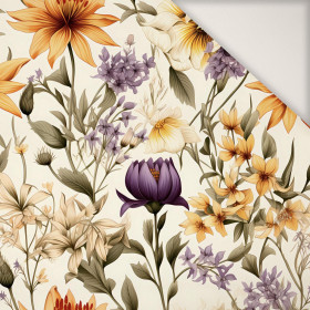 FLOWERS wz.5 - PERKAL tkanina bawełniana