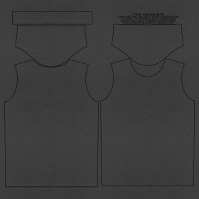 T-SHIRT DZIECIĘCY (116/122) - GRAFITOWY - single jersey 