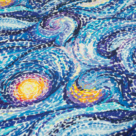 GWIAŹDZISTA NOC - single jersey z elastanem TE210