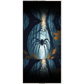 PODUSZKA 45X45 - HALLOWEEN SPIDER - zestaw do uszycia