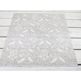 PANEL PODUSZKOWY - ŁAPACZE SNÓW / szary  - HOME DECOR PREMIUM
