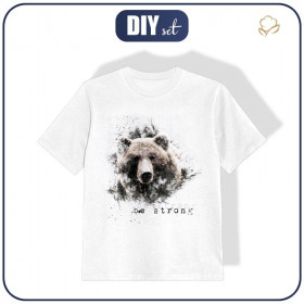 T-SHIRT DZIECIĘCY - BE STRONG (BE YOURSELF) - single jersey