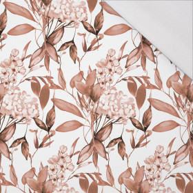 FLOWERS WZ.11/ Mocha Mousse  - single jersey 