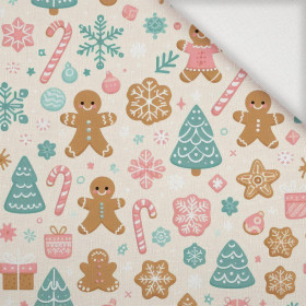 Pastel Christmas wz. 3 - Tkanina na obrusy