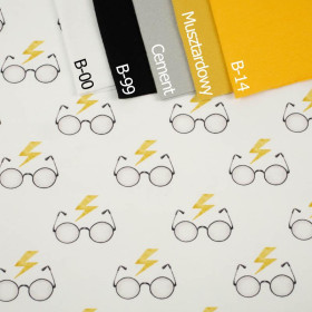 MAGICZNE OKULARY (MAGICZNA SZKOŁA) - dresówka pętelkowa