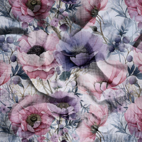 PASTEL FLOWERS WZ.17 - Muślin bawełniany