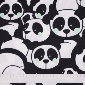 PANDY / mięta - tkanina wodoodporna 