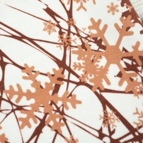 RENIFER / brązowy M (50cm x 60cm) - panel single jersey TE210