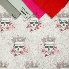 SKULL QUEEN - dresówka pętelkowa SP250