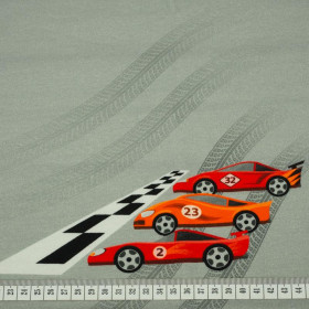 SZYBKIE BRYKI / czerwony - panel single jersey 