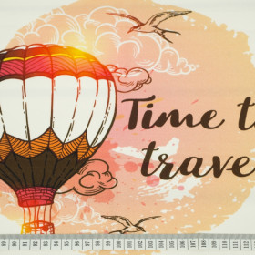 TIME TO TRAVEL - panel single jersey TE210