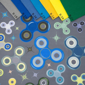 SPINNERY / szary - tkanina wodoodporna 