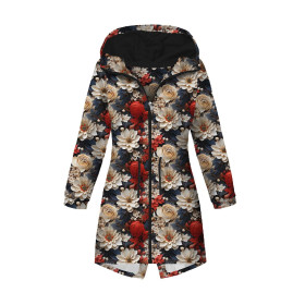 PARKA DAMSKA (ANNA) - VIBRANT FLOWERS - zestaw do uszycia