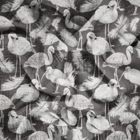 WHITE BIRDS - Muślin bawełniany