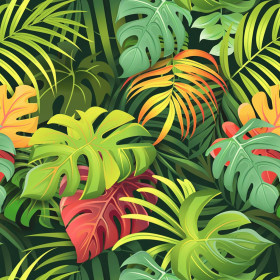 WILD JUNGLE WZ.6 - Tkanina na obrusy