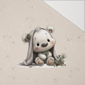 WINTER ANIMALS wz.11 - PANEL (60cm x 50cm) Hydrofobowa dzianina drapana 