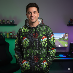 WINTER PIXEL WZ.2 - lekka dzianina drapana