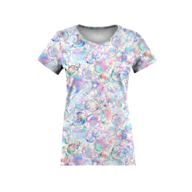 RAINBOW BUBBLES - dzianina drapana z elastanem ITY