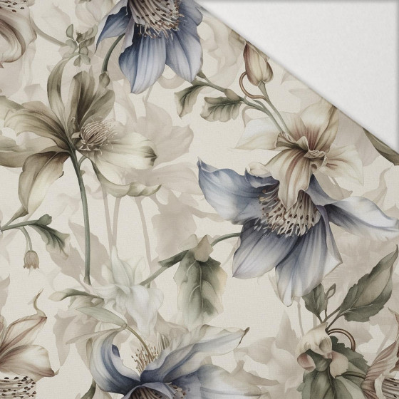 PASTEL FLOWERS WZ.5 - Hydrofobowa dzianina drapana 