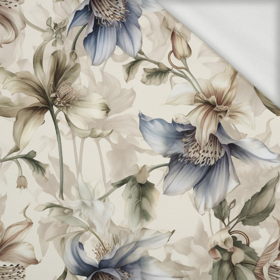 PASTEL FLOWERS WZ.5 - dresówka pętelkowa