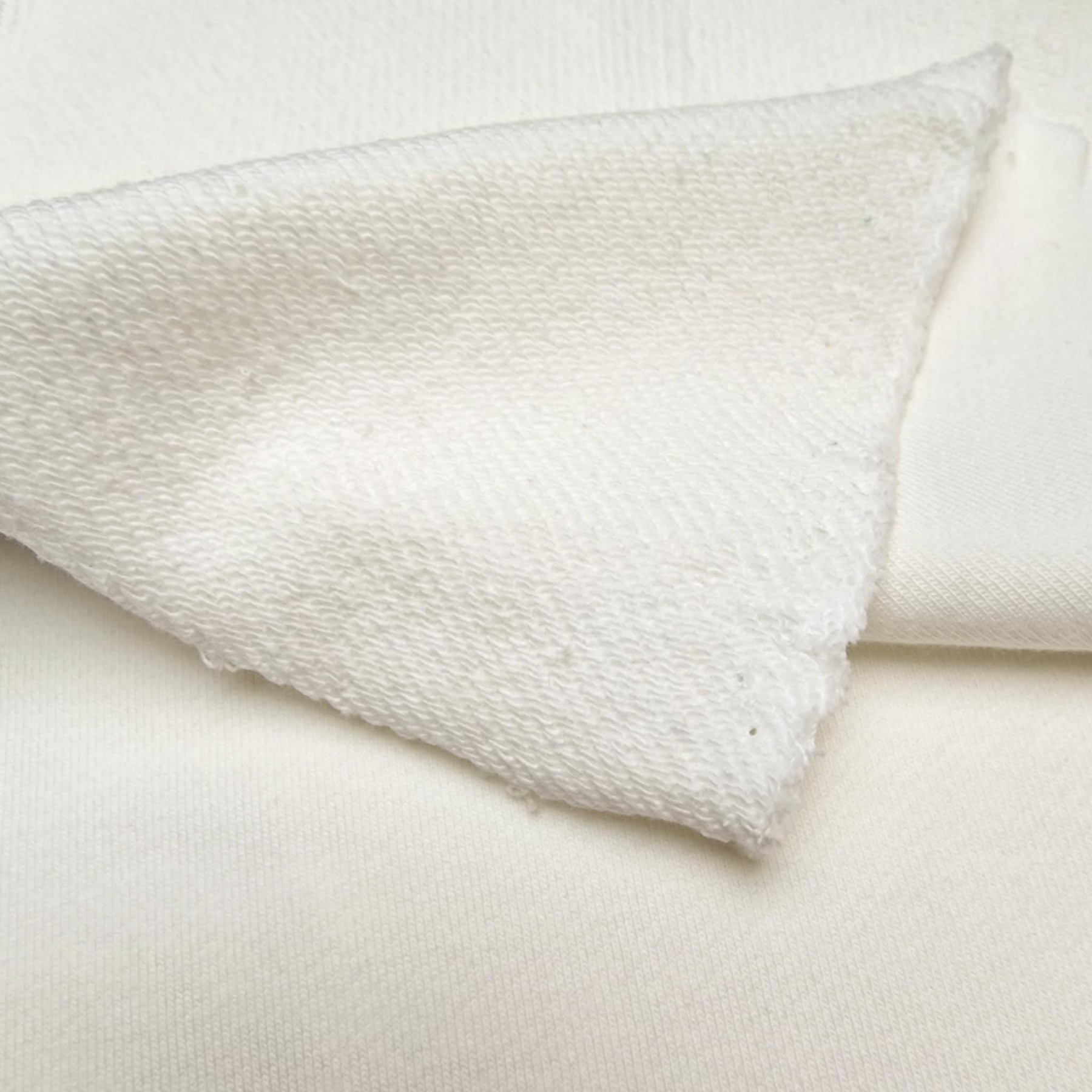 French terry TWILL PREMIUM (P290d) - ECRU (D-02) 
