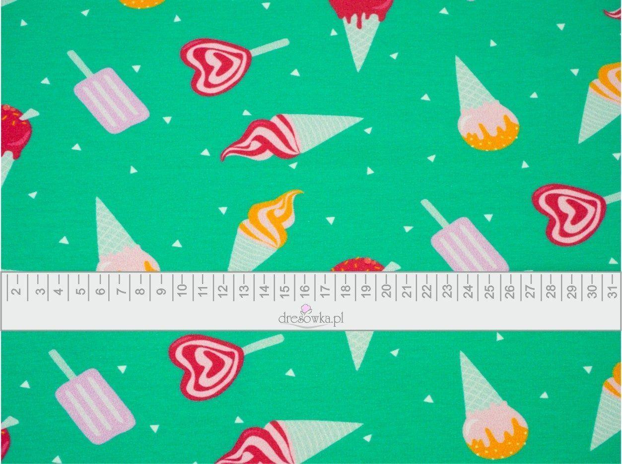 ICE CREAM / green - Viscose jersey WE210