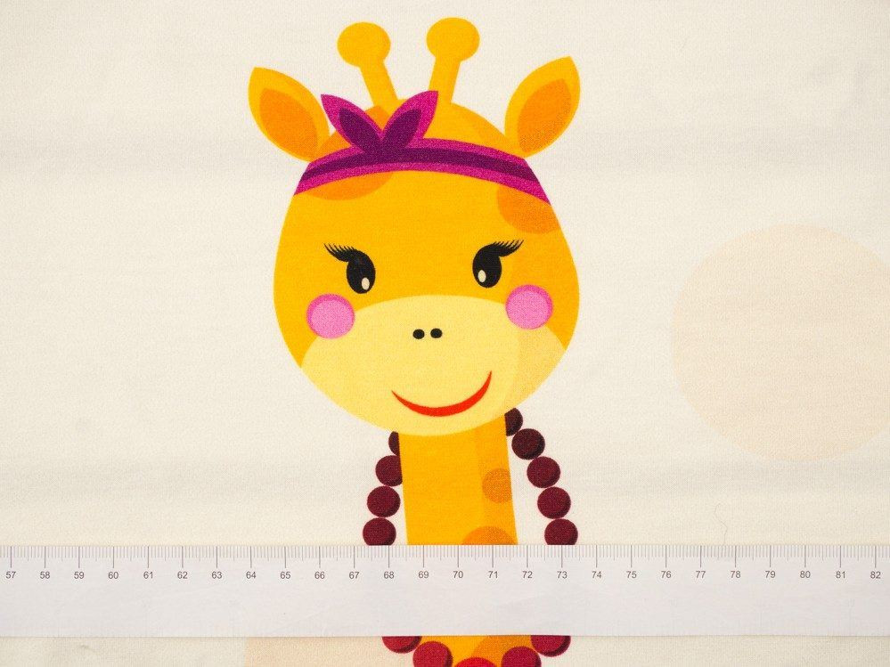 GIRAFFE - panel single jersey TE210