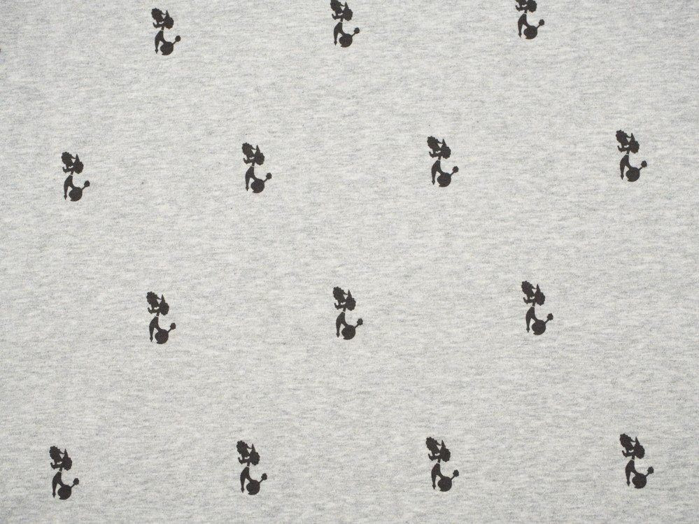 POODLES (MINIMAL) / M-01 melange light grey- single jersey TE210