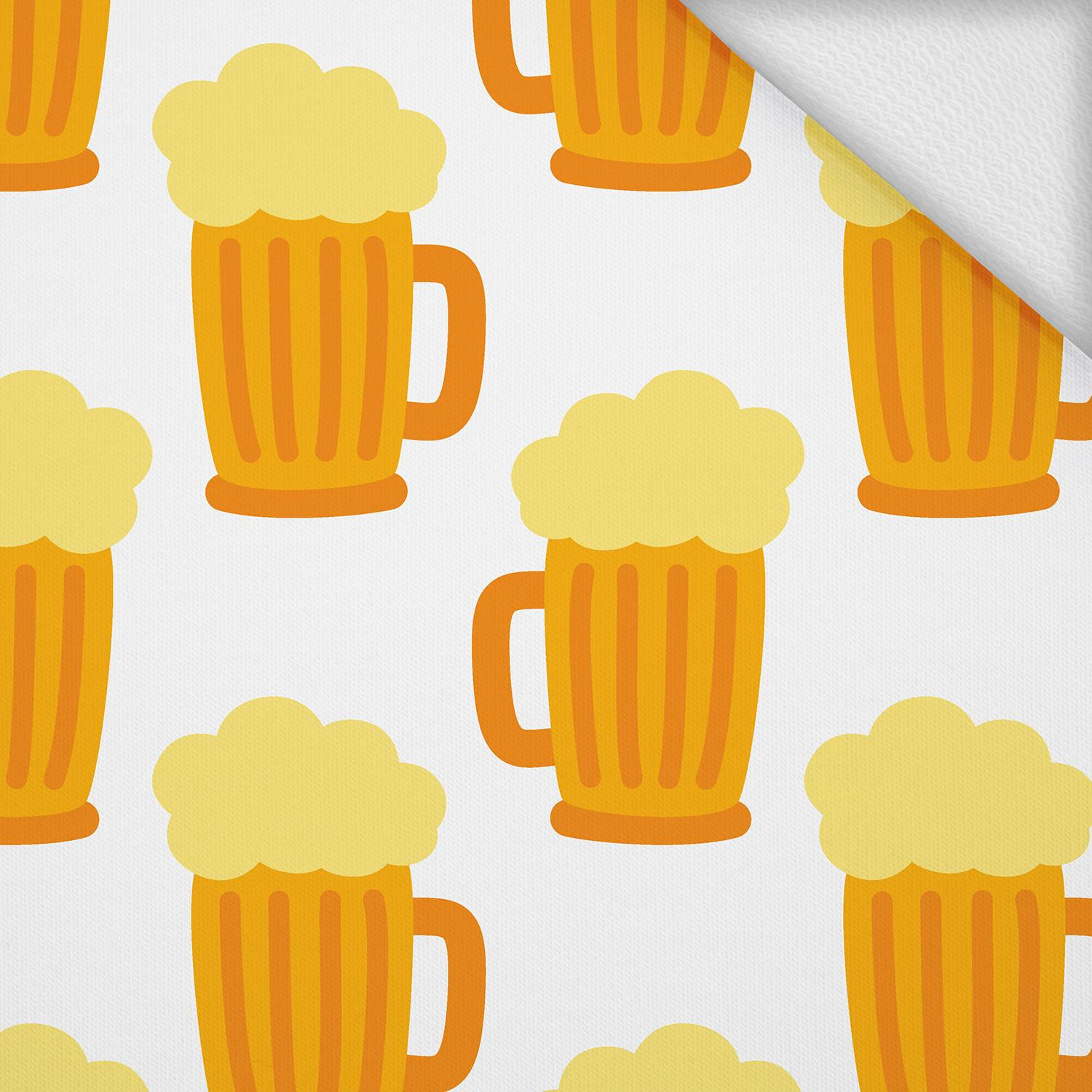 OKTOBERFEST BEER / white - looped knit SP250