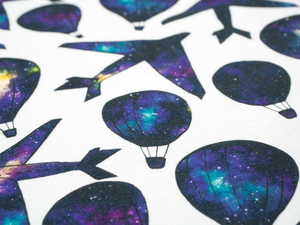 GALACTIC FLIGHTS - Viscose jersey WE210