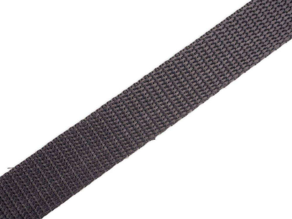 Webbing tape -  dark grey / Choice of sizes