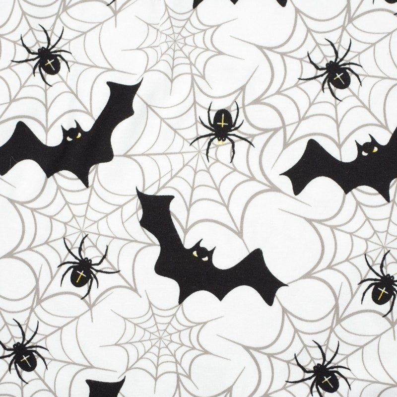 HALLOWEEN / B-00 white - single jersey with elastane TE210
