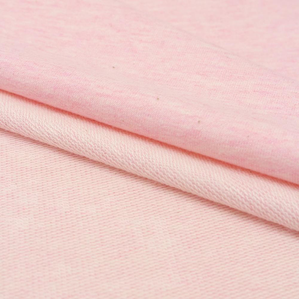 Melange Pink - thick looped knit 