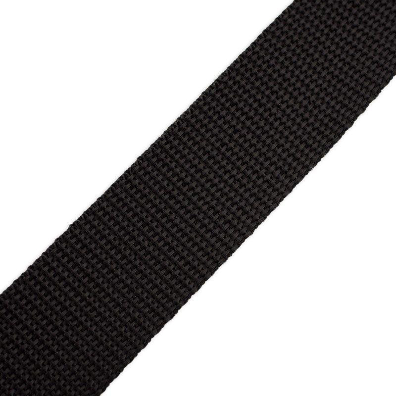 Webbing tape - BLACK / Choice of sizes