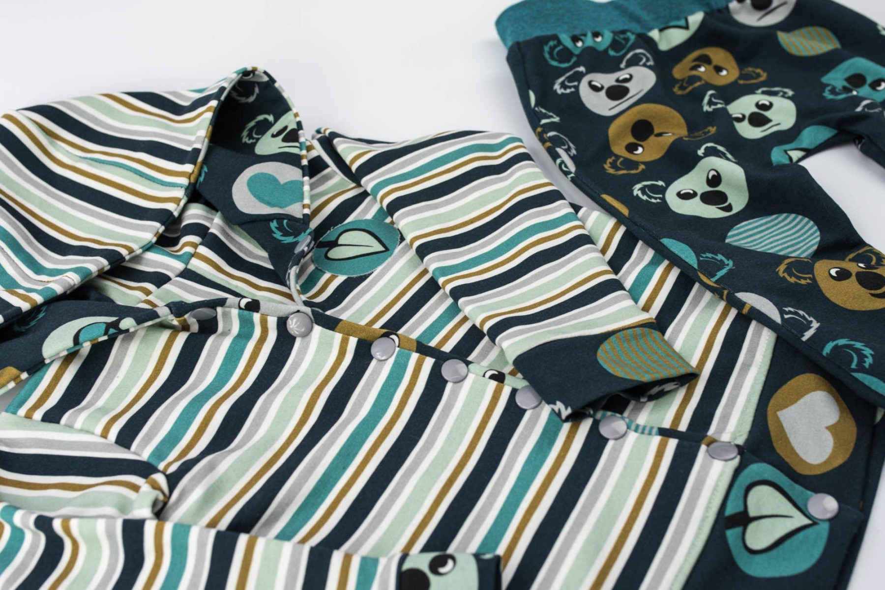 KOALA stripes - single jersey with elastane TE210