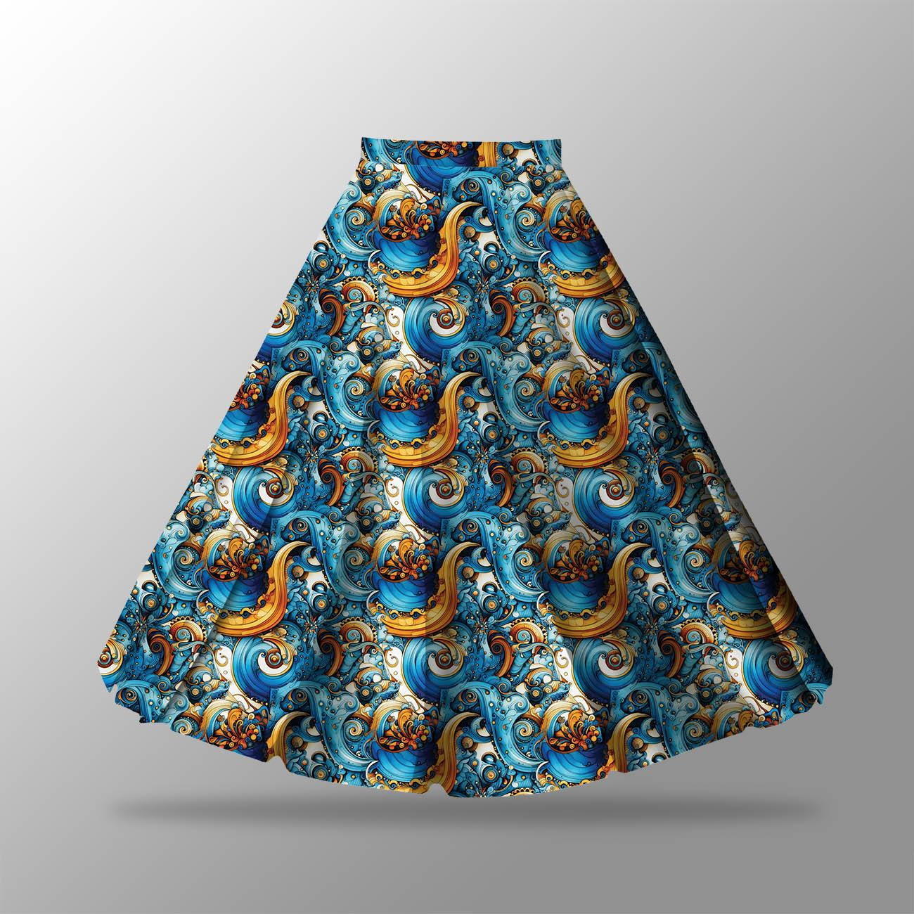 ABSTRACTION wz.16 - looped knit fabric